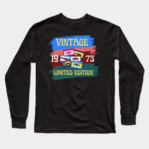 1973 vintage Long Sleeve T-Shirt by Gunung Rinjani